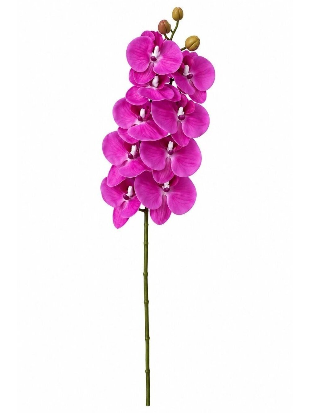 Purple Orchid Stem Artificial Floral Pick Magenta Purple 26 Inch